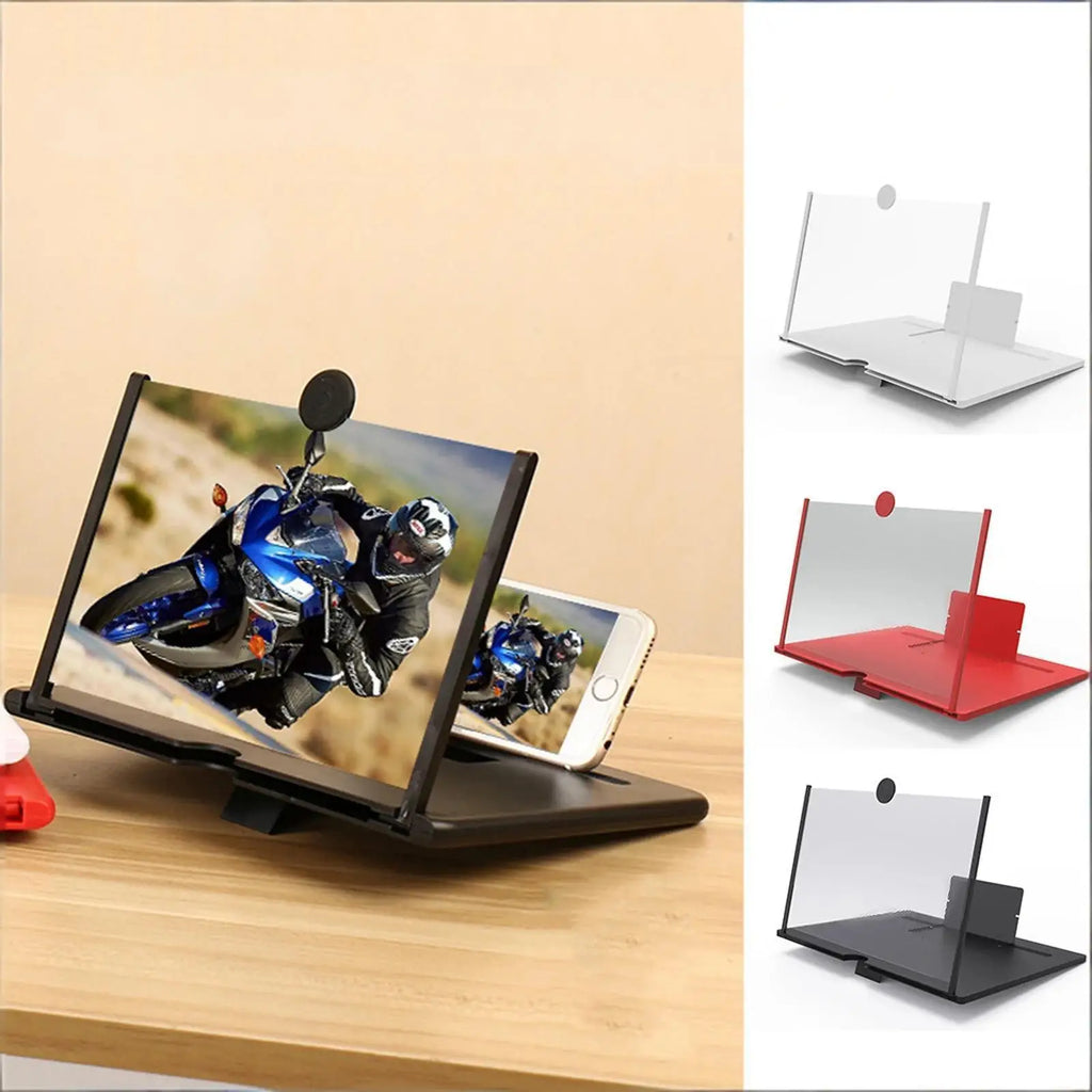 Portable Phone Screen Magnifier Stand Set Foldable Adjustable Watching Video Movie Phone Tool Screen Magnifier Rack Version