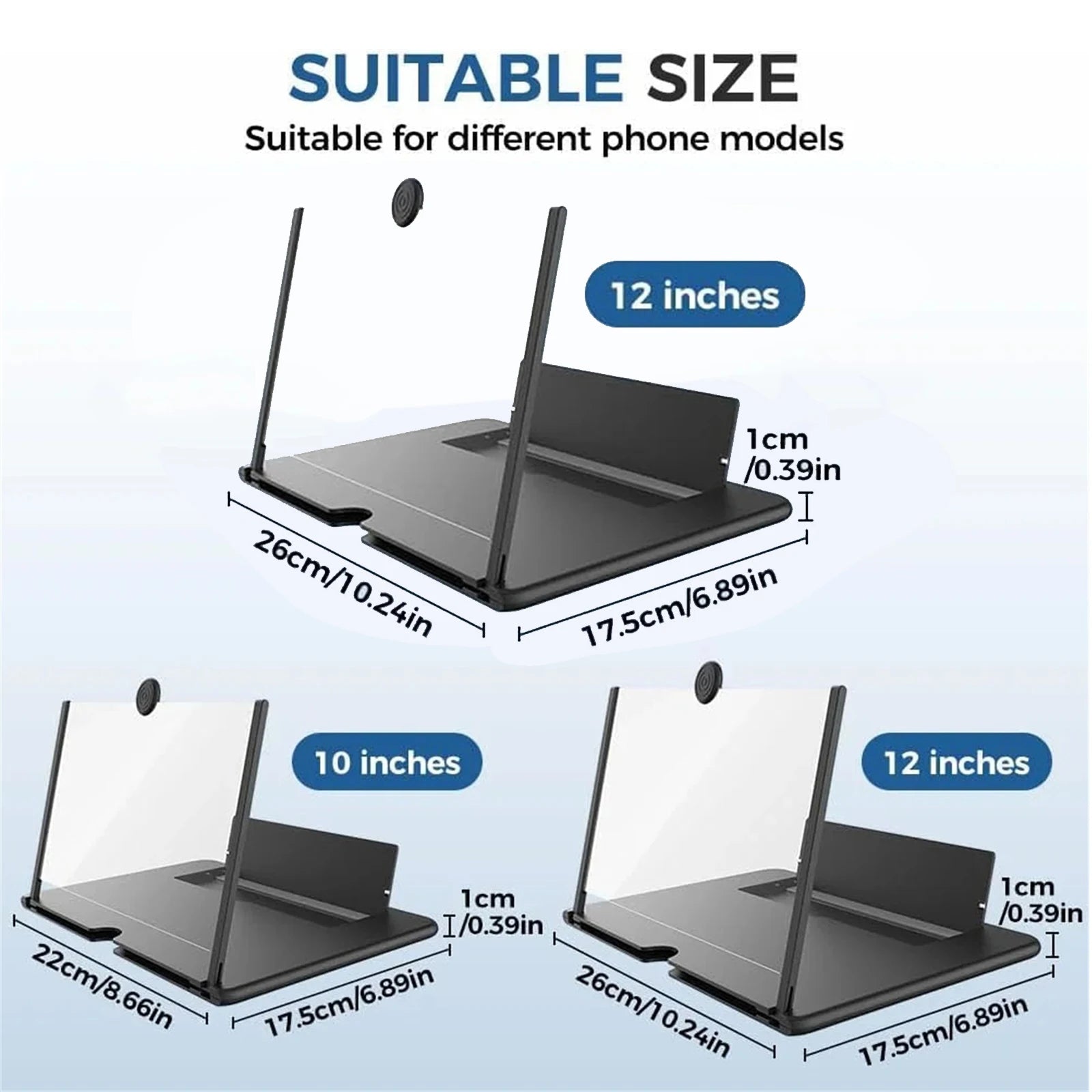 Portable Phone Screen Magnifier Stand Set Foldable Adjustable Watching Video Movie Phone Tool Screen Magnifier Rack Version