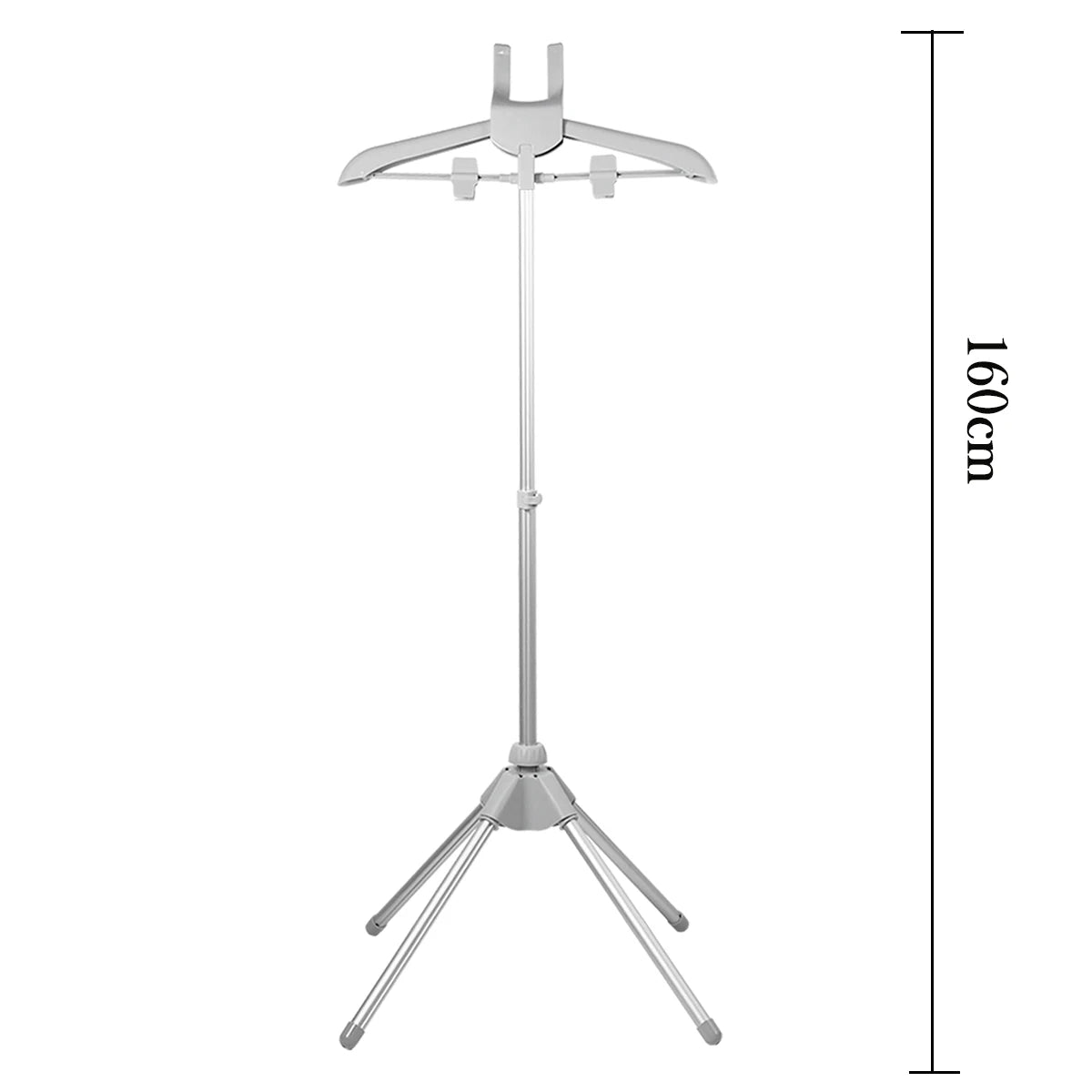 Steamer Stand Telescopic Iron Steam Clothes Hanger 85-160cm Adjustable Height Foldable for Hanging Ironing Clothes Hanger