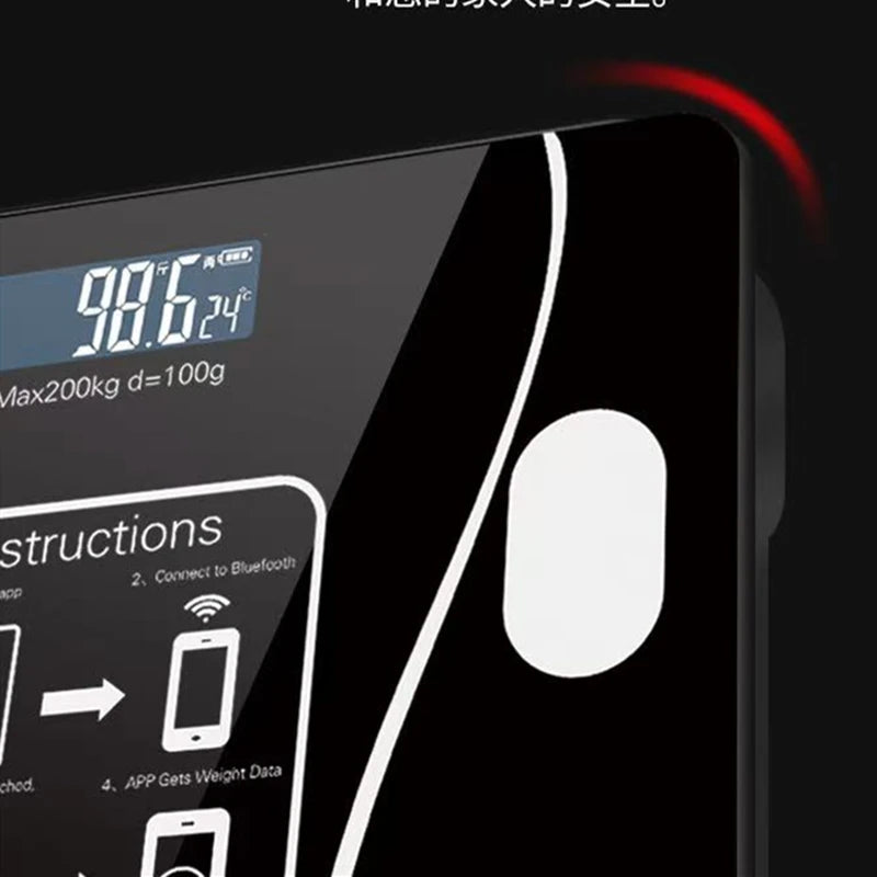 Electronic Scale Bluetooth Weighing Scale Home Charging Healthy Body Scale Weight Scale
