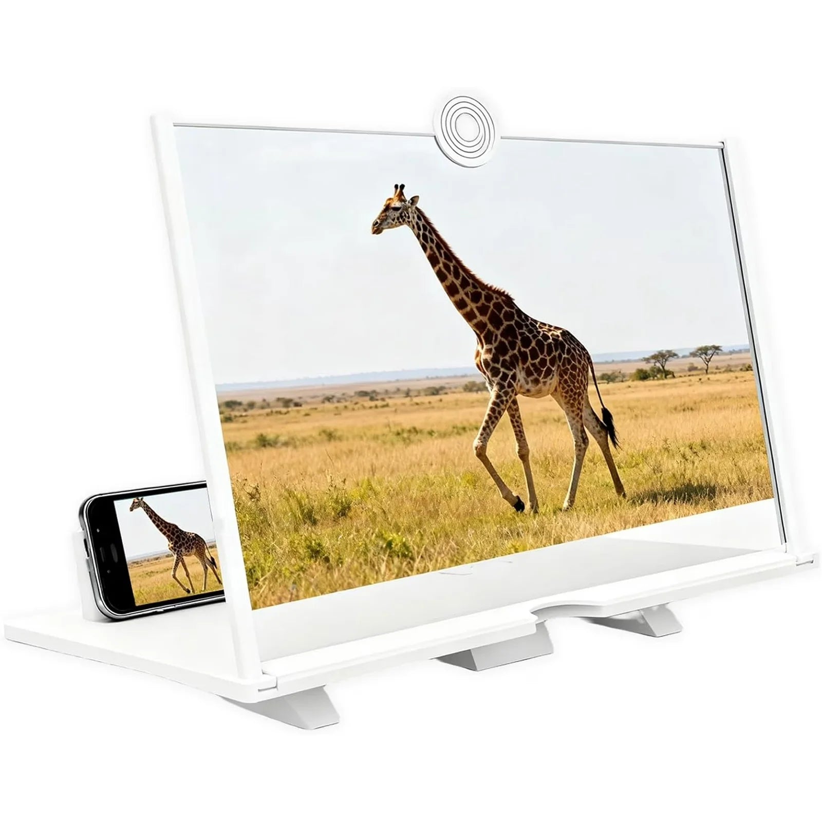 Portable Phone Screen Magnifier Stand Set Foldable Adjustable Watching Video Movie Phone Tool Screen Magnifier Rack Version