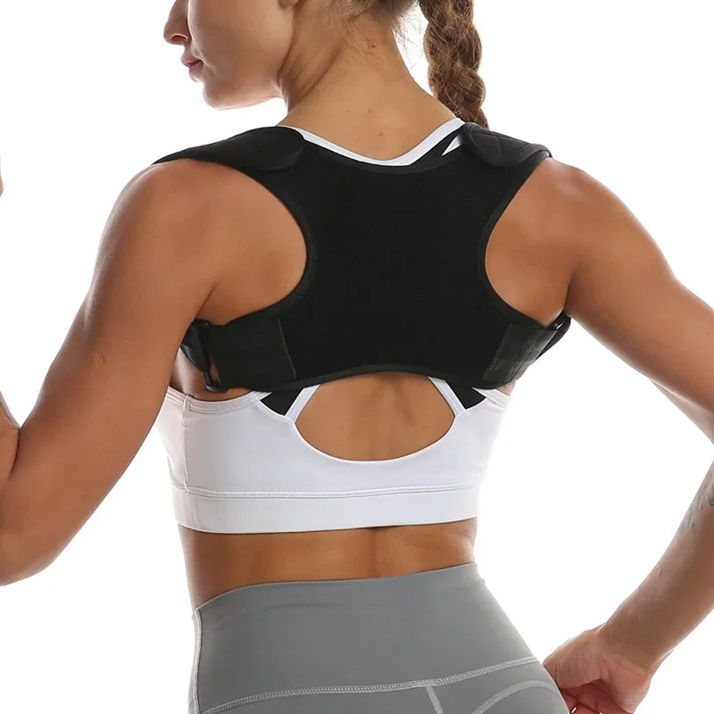 Adjustable Posture Corrector Back Brace Shoulder Support Corrector Prevention Humpback Back Care Back Health Fitness Clothing