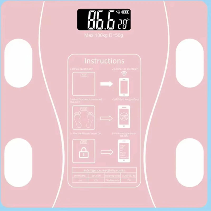 Electronic Scale Bluetooth Weighing Scale Home Charging Healthy Body Scale Weight Scale