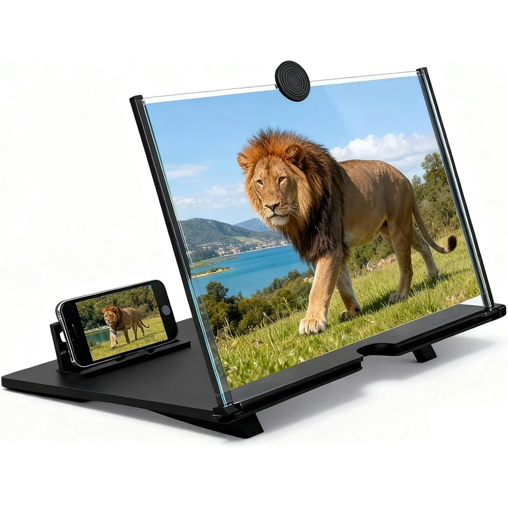 Portable Phone Screen Magnifier Stand Set Foldable Adjustable Watching Video Movie Phone Tool Screen Magnifier Rack Version