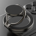 Double Sided MagSafe Phone Stand Magnetic Phone Ring Holder Kickstand Grip for Phone 17 16 Android Gym Car Holder