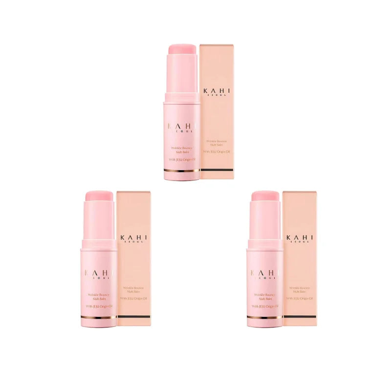 KAHI Multi Balm Stick Wrinkle Bounce Moisturizing Multi Balm Daily Face Moisturizer Stick Korean Skincare Hydrating Stick
