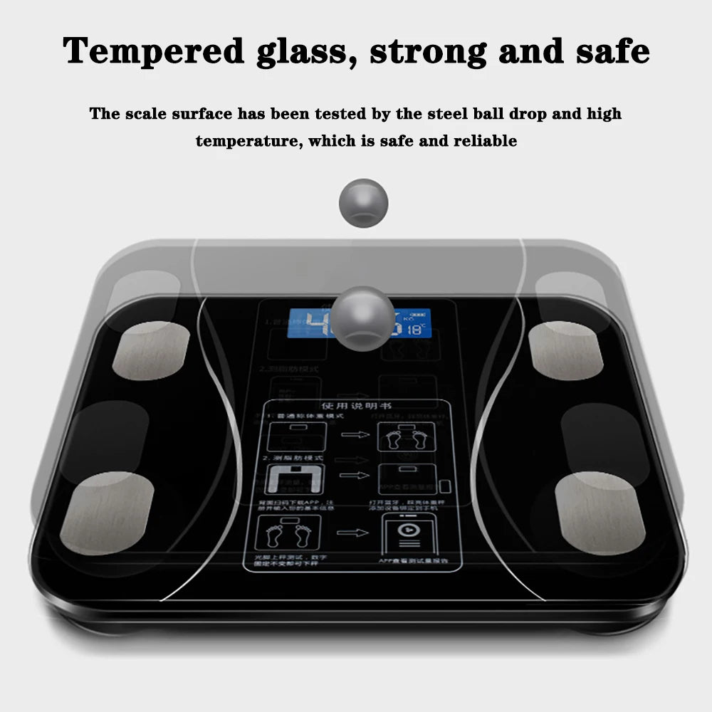 Electronic Scale Bluetooth Weighing Scale Home Charging Healthy Body Scale Weight Scale