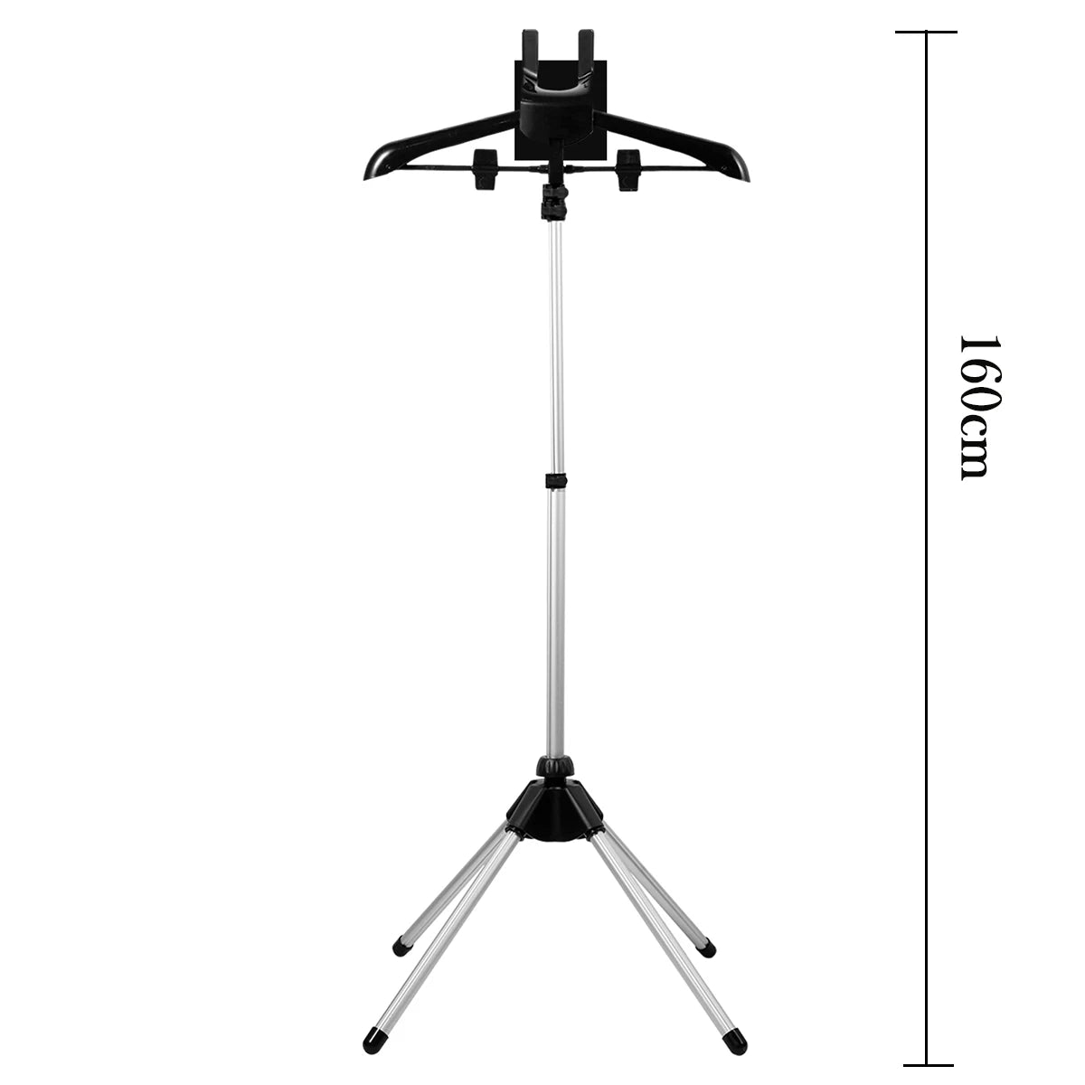 Steamer Stand Telescopic Iron Steam Clothes Hanger 85-160cm Adjustable Height Foldable for Hanging Ironing Clothes Hanger