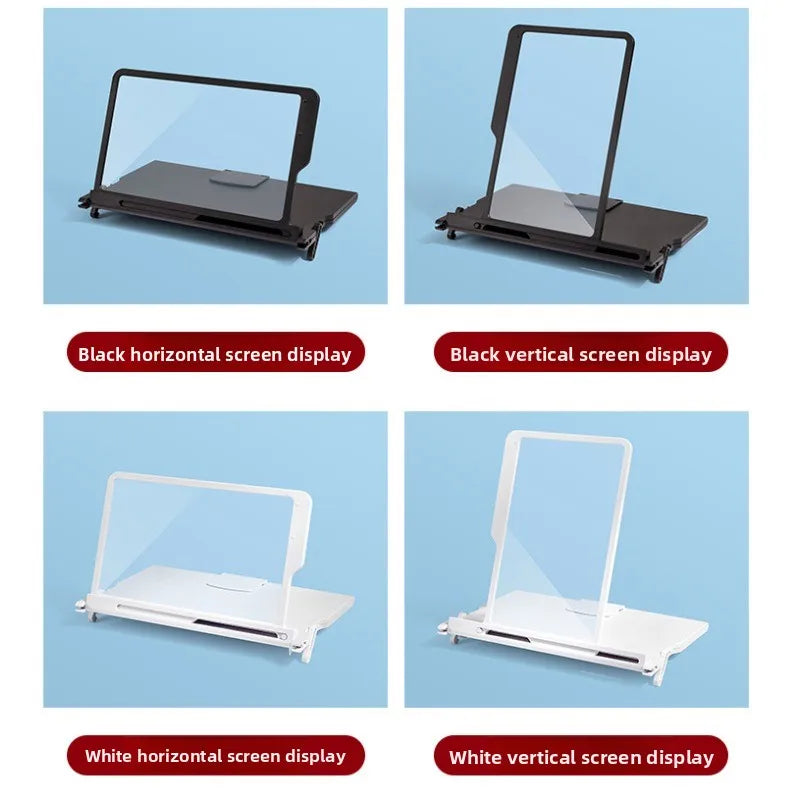 Mobile Phone  Ultra-clear Portable New Horizontal Strong Screen Third Generation 3d Magnifying Glass 12 Inch Screen Amplifier