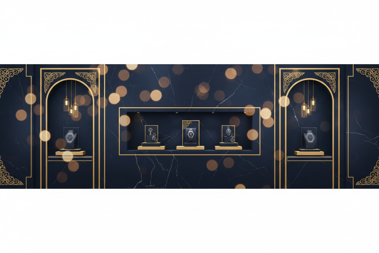 Navy & Gold Luxury Background