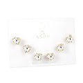 ASONSTEEL 3 Pairs/Lot Shiny Crystal Heart Stud Earrings Set Gold Color Stainless Steel For Women Stylish Romantic Jewelry Gifts